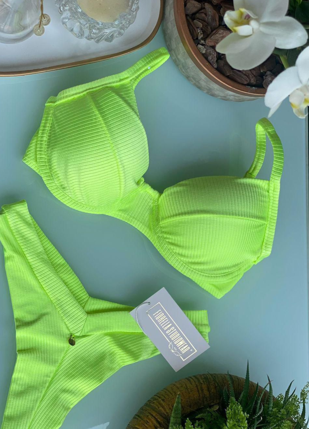 Biquíni Marri Amarelo Neon