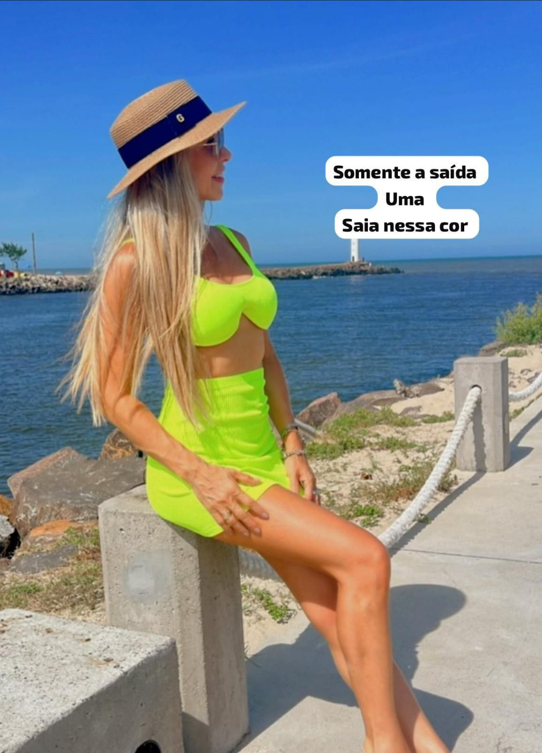 Saída Eden Amarelo Neon